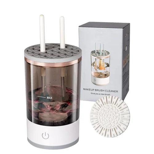 Portable Electric Makeup Brush Cleaner Machine | Automatic USB Makeup Brush Washer & Dryer