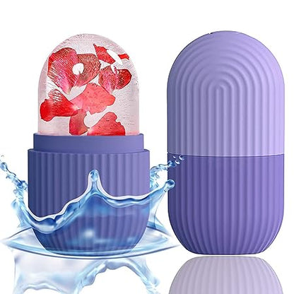 Reusable Facial Ice Roller for Face – Skin Cooling Massager | Pore Tightening & Puffiness Relief