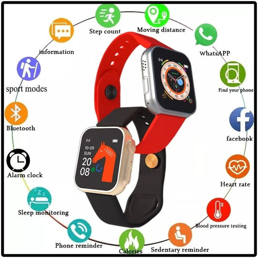 D20 Ultra Smart Watch | Fitness Tracker | Heart Rate Monitor | Multi-Sport Modes