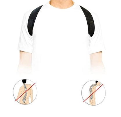 Adjustable Posture Corrector for Men & Women | Back & Shoulder Support Brace