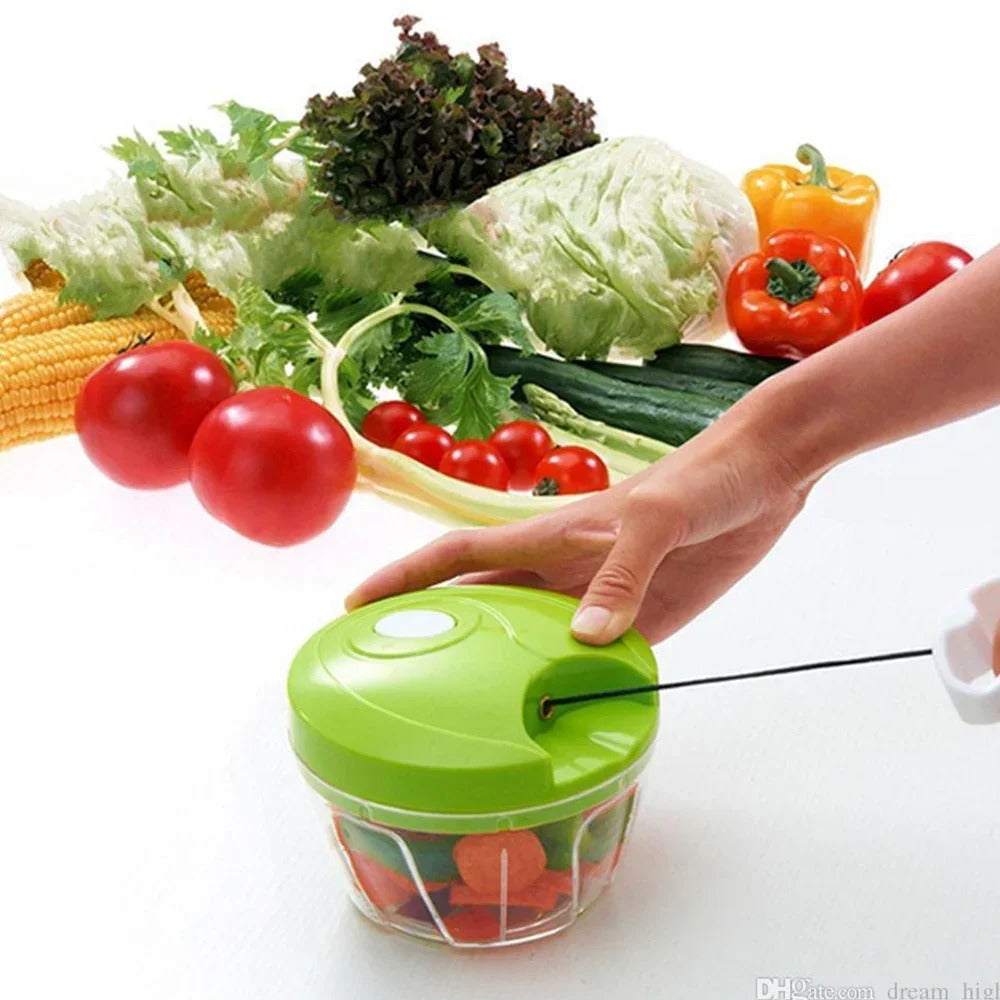 Multi-Function Vegetable Chopper & Food Processor | Manual Garlic, Onion & Veggie Cutter