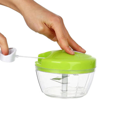 Multi-Function Vegetable Chopper & Food Processor | Manual Garlic, Onion & Veggie Cutter