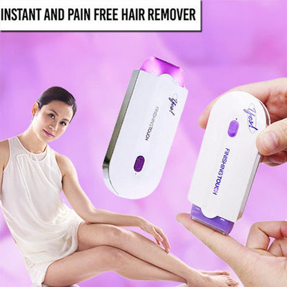 Rechargeable Facial Hair Remover for Women | Painless Face & Body Hair Removal Device