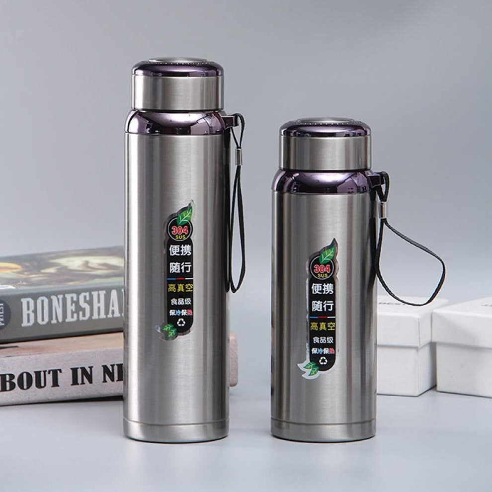 1000ml Stainless Steel Vacuum Insulated Thermos Bottle | Leakproof Travel & Gym Water Bottle