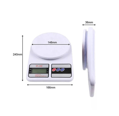 SF-400 Digital Kitchen Scale 10KG | High Precision Food Weight Machine for Cooking & Baking