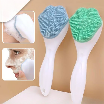 3 in 1 Silicone Bath & Skincare Value Bundle – Face Cleansing Brush, Silicone Shower Brush & Back Scrubber Set