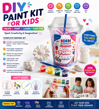 DIY Paint Kit for Kids – Creative Plaster Painting Set | Fun Learning Activity