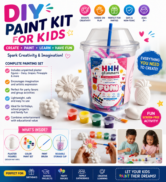 DIY Paint Kit for Kids – Creative Plaster Painting Set | Fun Learning Activity