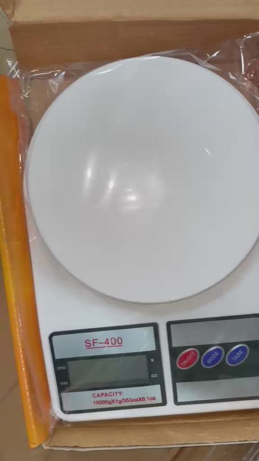 SF-400 Digital Kitchen Scale 10KG | High Precision Food Weight Machine for Cooking & Baking